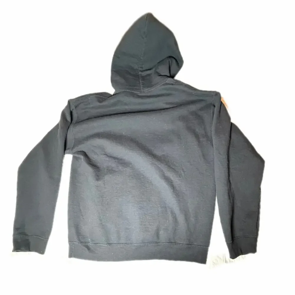 Nirvana bleach hoodie black kangaroo pocket no hood string has pilling